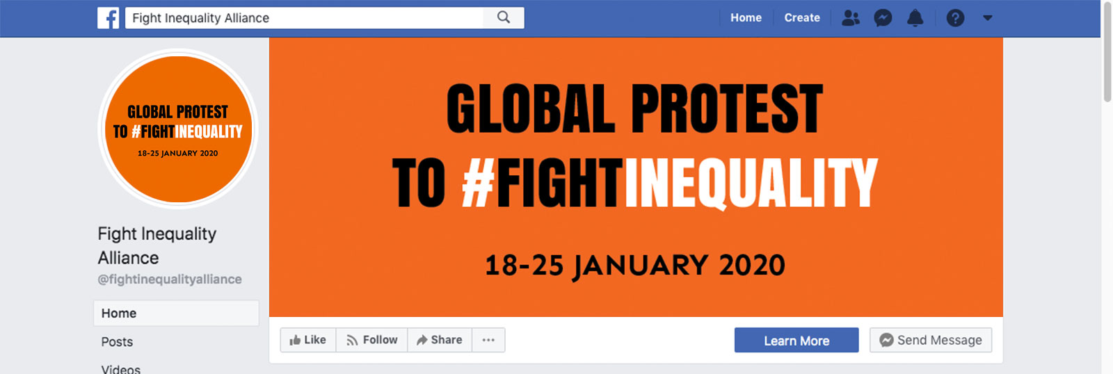 Global Protest to Fight Inequality